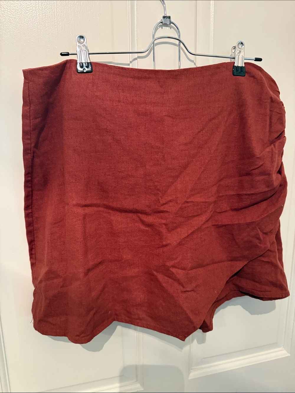 a new day Rust Red Ruched Skort - Picture 2 of 2